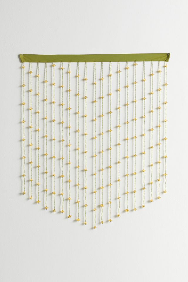 Flower Beaded Window Valance #2