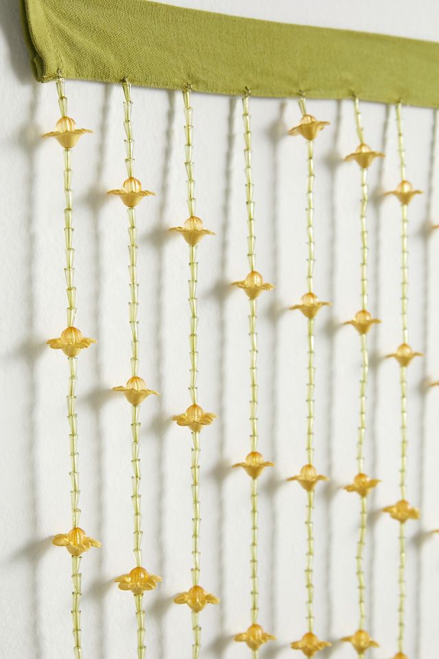 Flower Beaded Window Valance #3