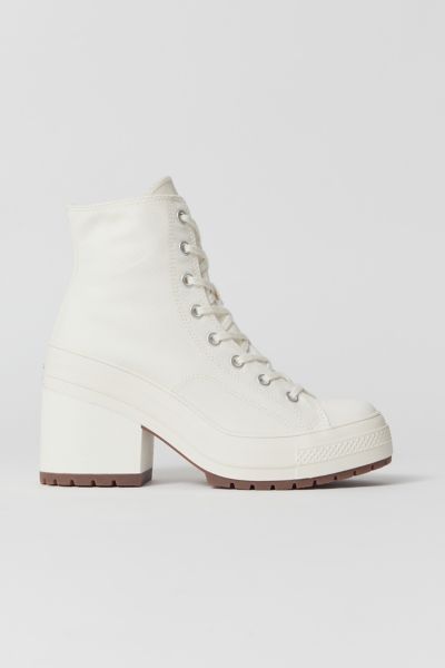 Converse Chuck 70 De Luxe Block Heel Sneaker In Egret