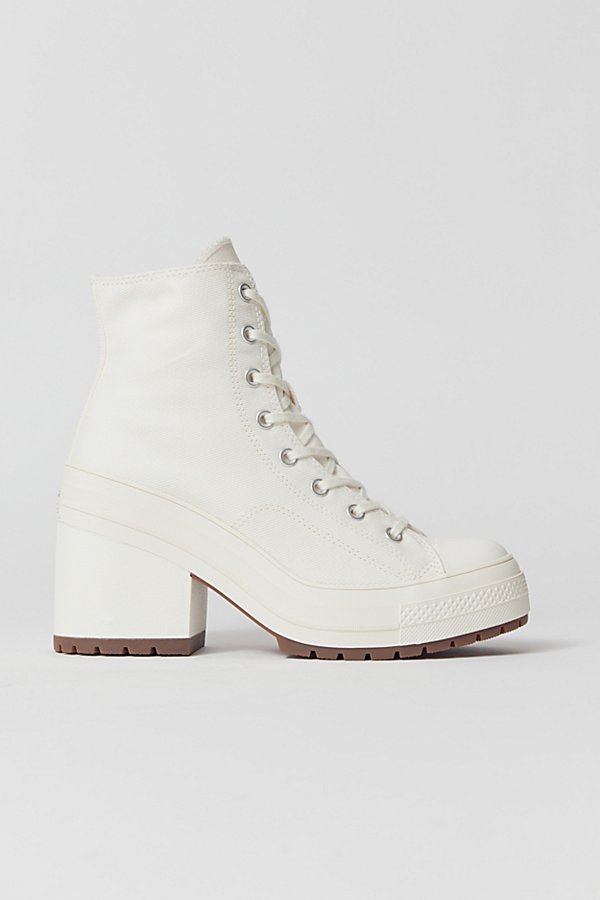 Shop Converse Chuck 70 De Luxe Heeled Sneaker In Egret, Women's At Urban Outfitters