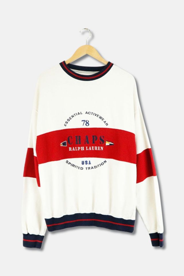Vintage Essential Activewear Chaps Ralph Lauren Crewneck Sweatshirt | Urban  Outfitters