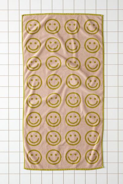 Baggu Reversible Bath Towel In Happy Ochre At Urban Outfitters