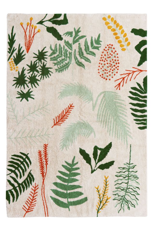 Lorena Canals Washable Botanical Rug | Urban Outfitters