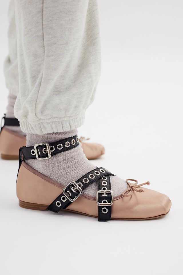 Jeffrey Campbell Choreo Buckled Ballet Flat #1