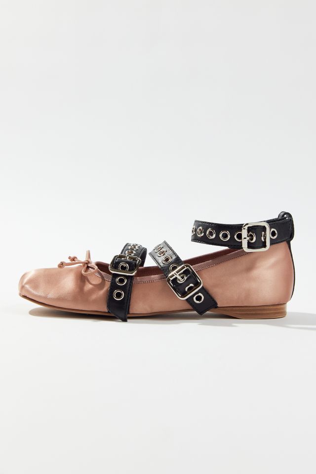 Jeffrey Campbell Choreo Buckled Ballet Flat #3