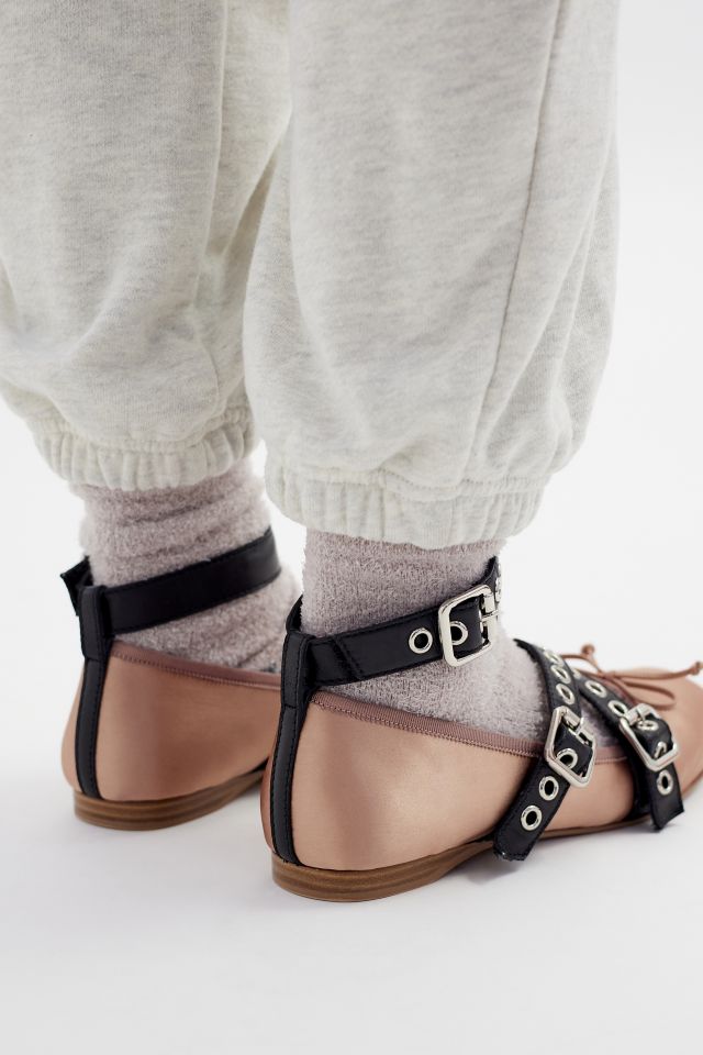 Jeffrey Campbell Choreo Buckled Ballet Flat #4