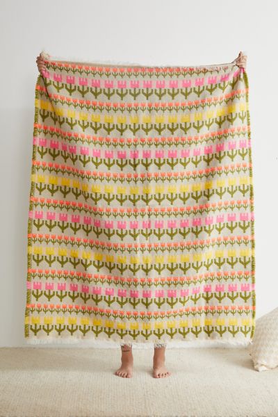 Tulip Field Throw Blanket | Urban Outfitters