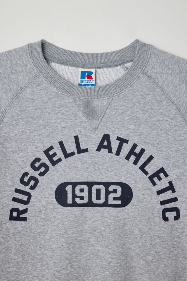 Russell Athletic Short Sleeve Raglan Crew Neck Sweatshirt | Urban ...
