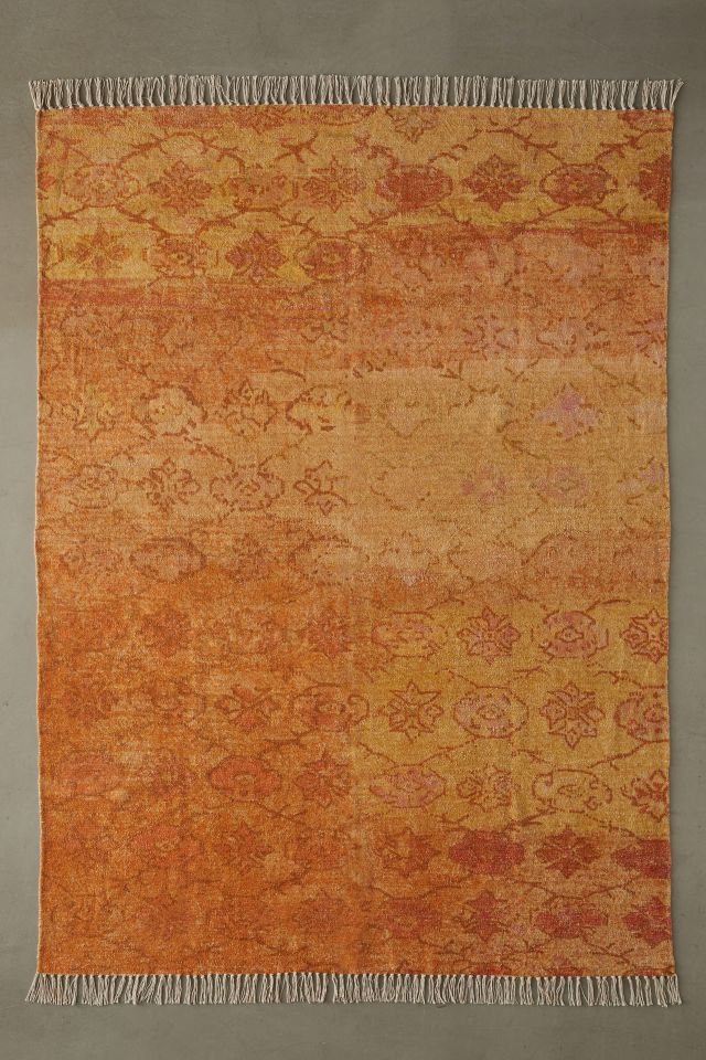 Rossi Digital Printed Chenille Rug Urban Outfitters