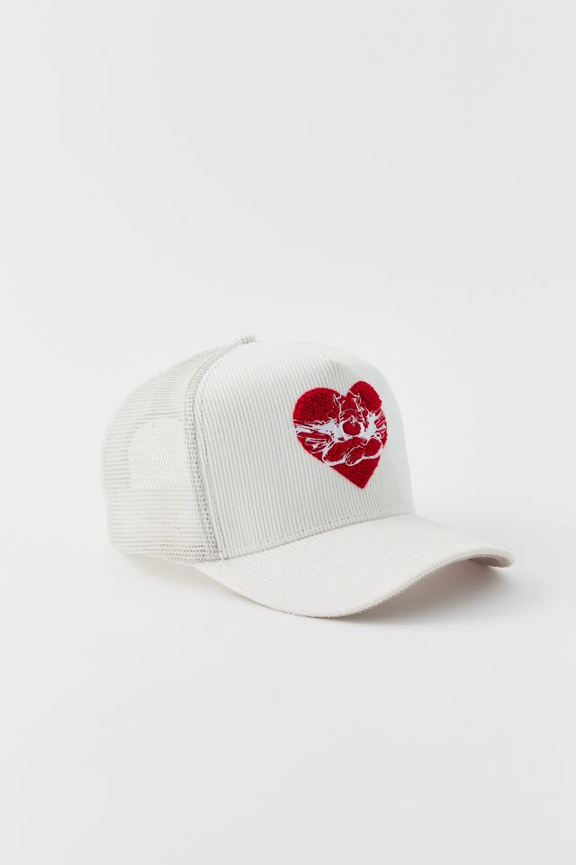 Boys Lie Corduroy Trucker Hat #1