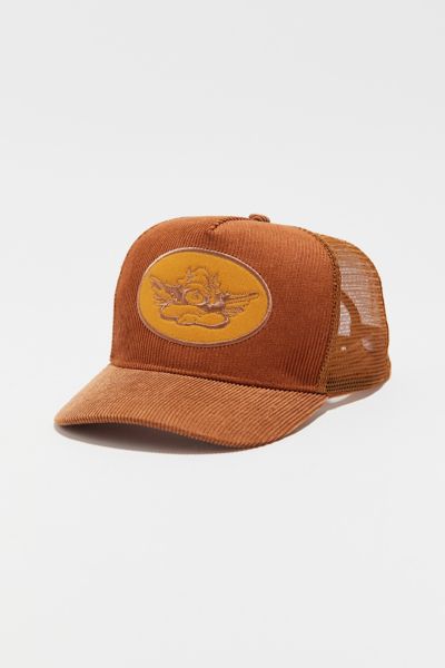 Boys Lie Corduroy Trucker Hat In Rust