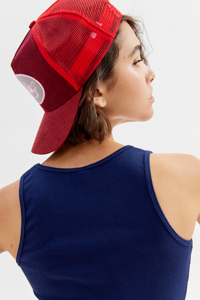 Boys Lie Corduroy Trucker Hat In Maroon | ModeSens display picture 3