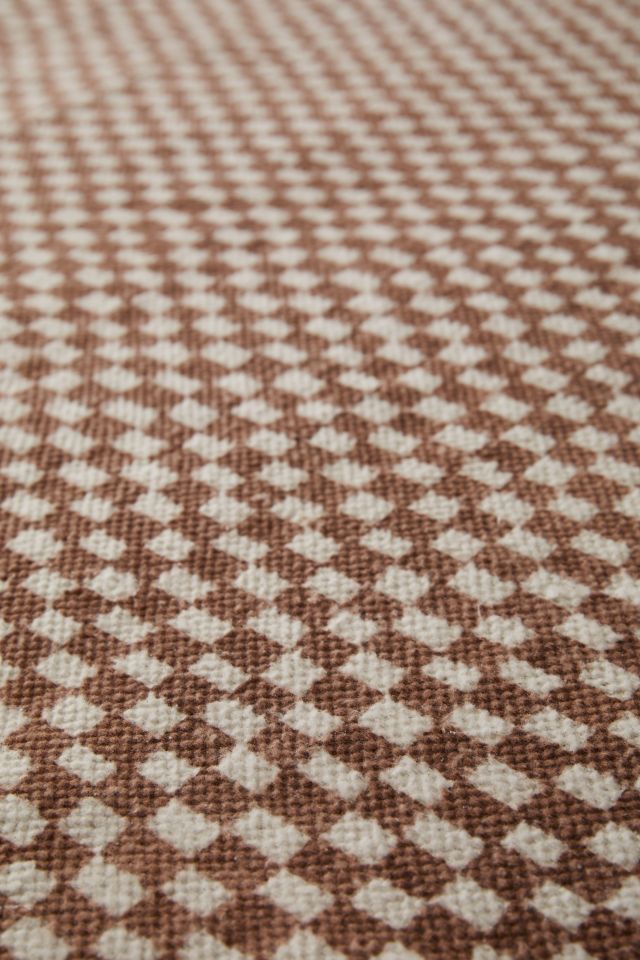 Brushed Checkerboard Rug #3