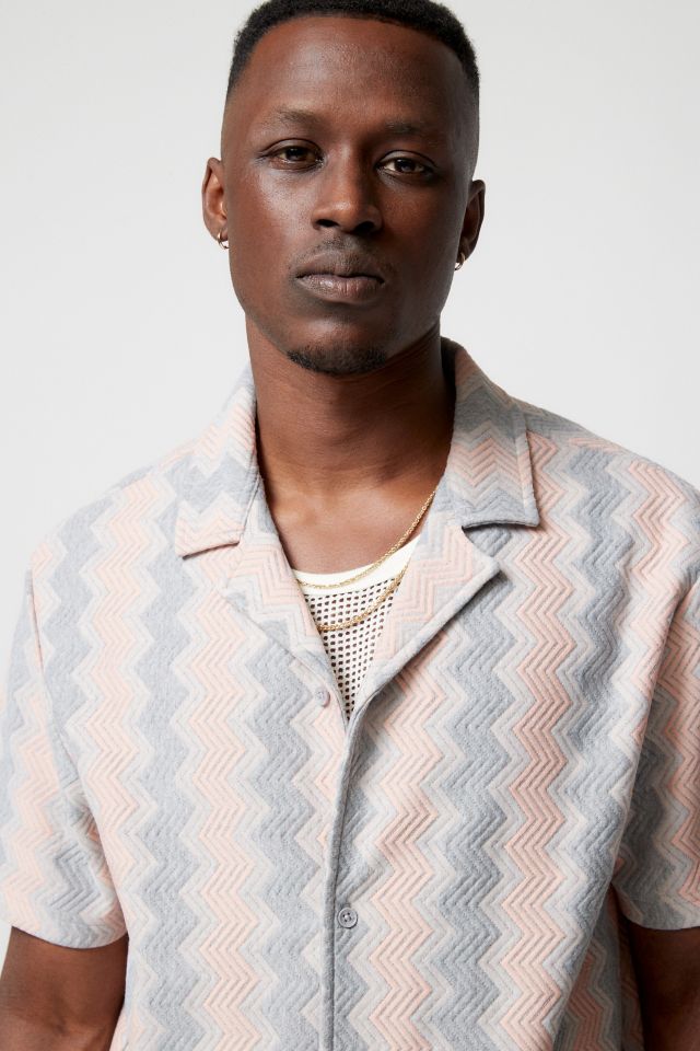 Native Youth Jacquard Zig Zag Shirt #2