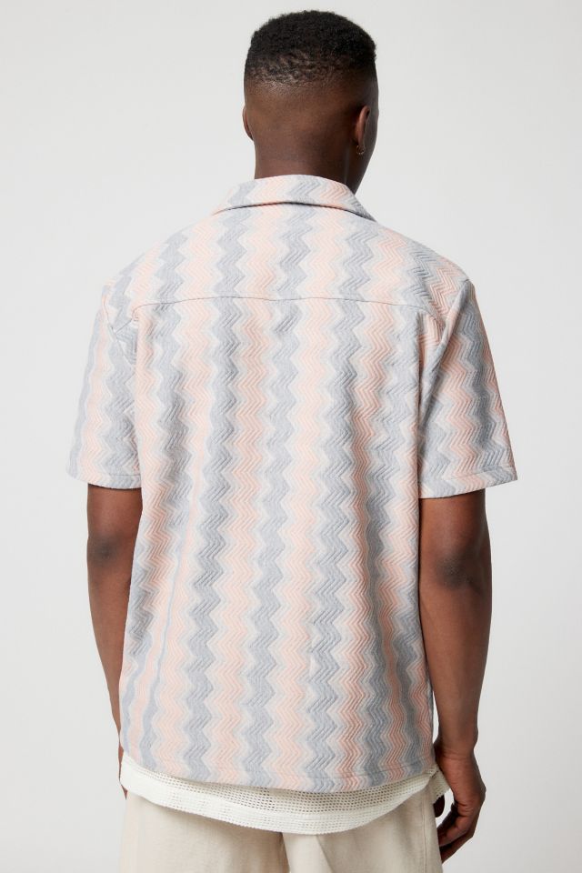 Native Youth Jacquard Zig Zag Shirt #3