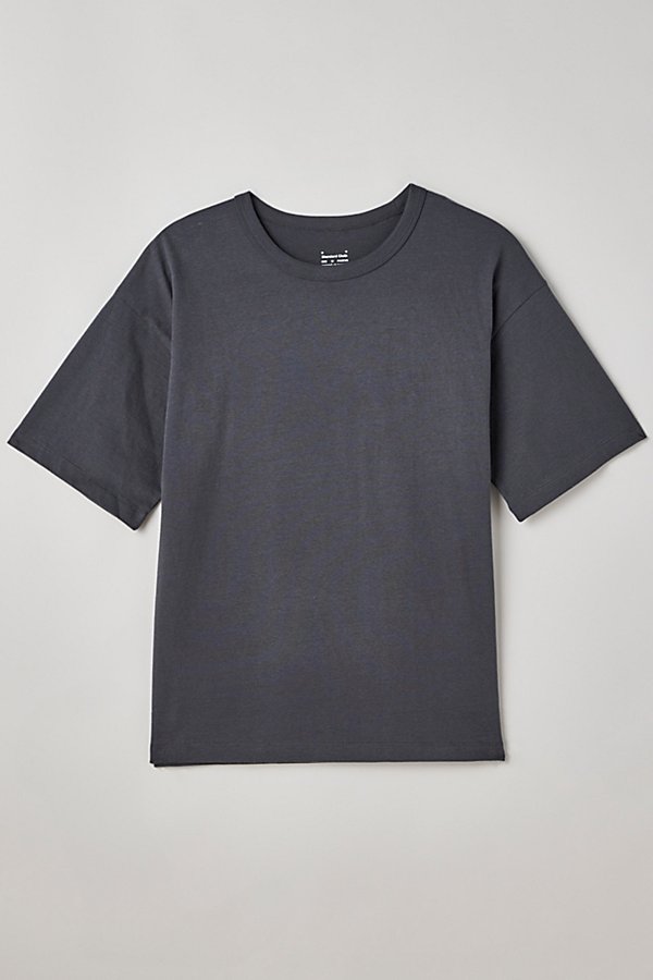 Standard Cloth Metro Tee In Washed Black