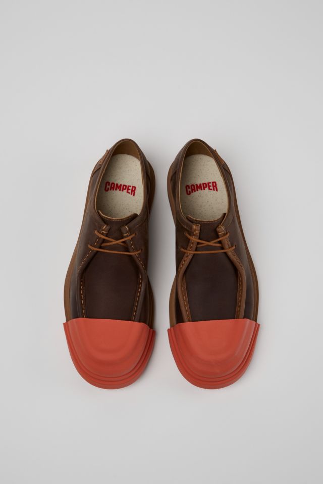 Camper Junction Leather Moc-Toe Shoes #3