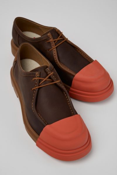 Camper Junction Leather Moc-Toe Shoes