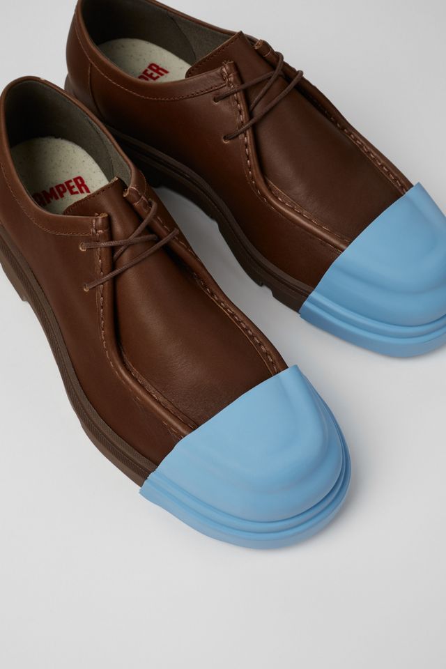 Camper Junction Leather Moc-Toe Shoes | Urban Outfitters