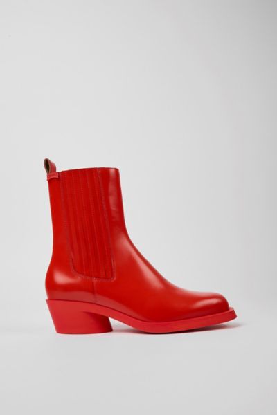 Camper Bonnie Chelsea Boot In Red