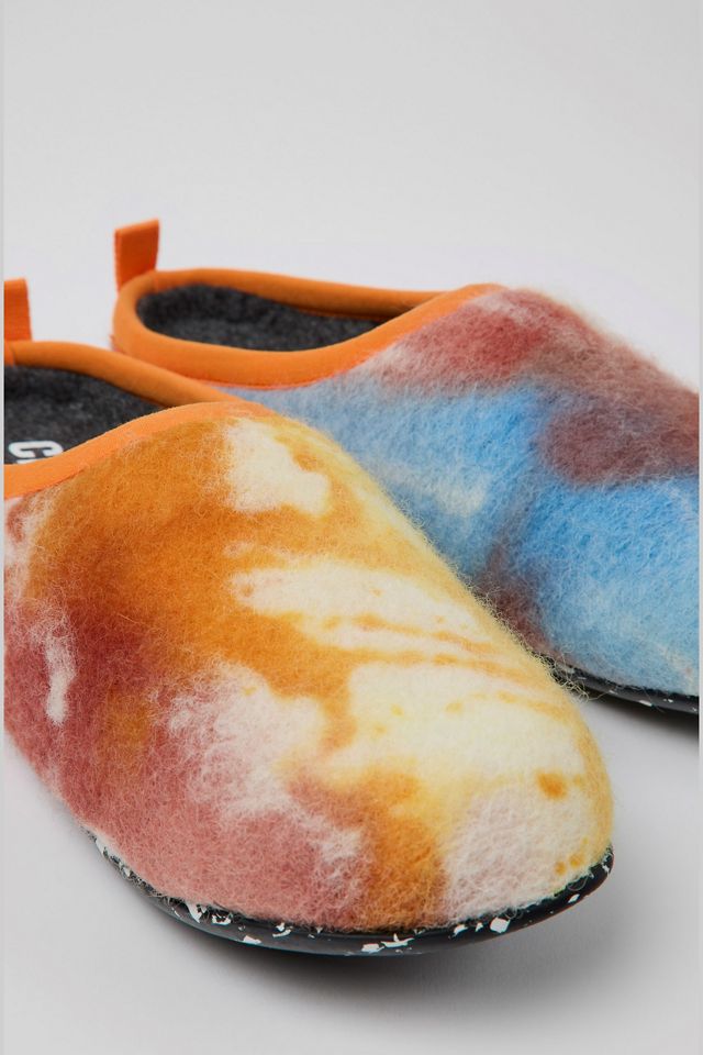 Camper Wabi Pattern Wool Slippers #1