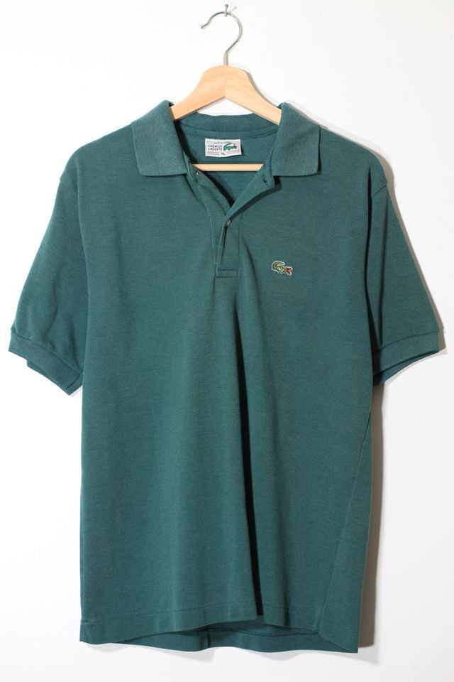 Vintage Chemise Lacoste Pique Polo Shirt Made in France | Urban Outfitters