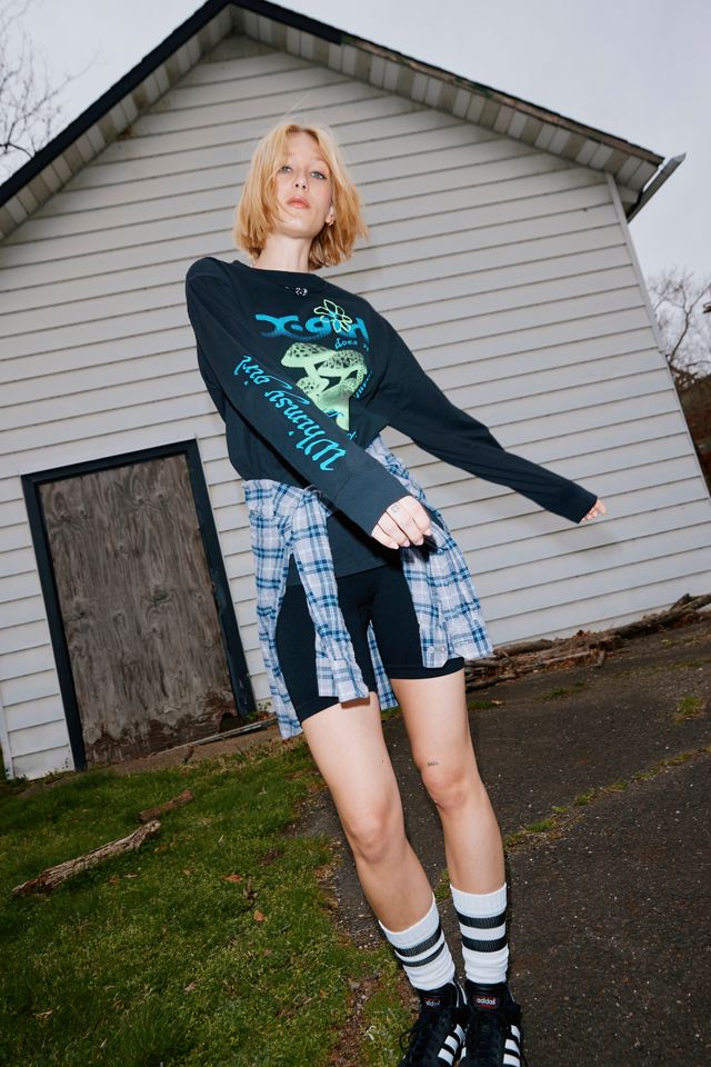 X-girl Mushroom Long Sleeve Graphic Tee #1