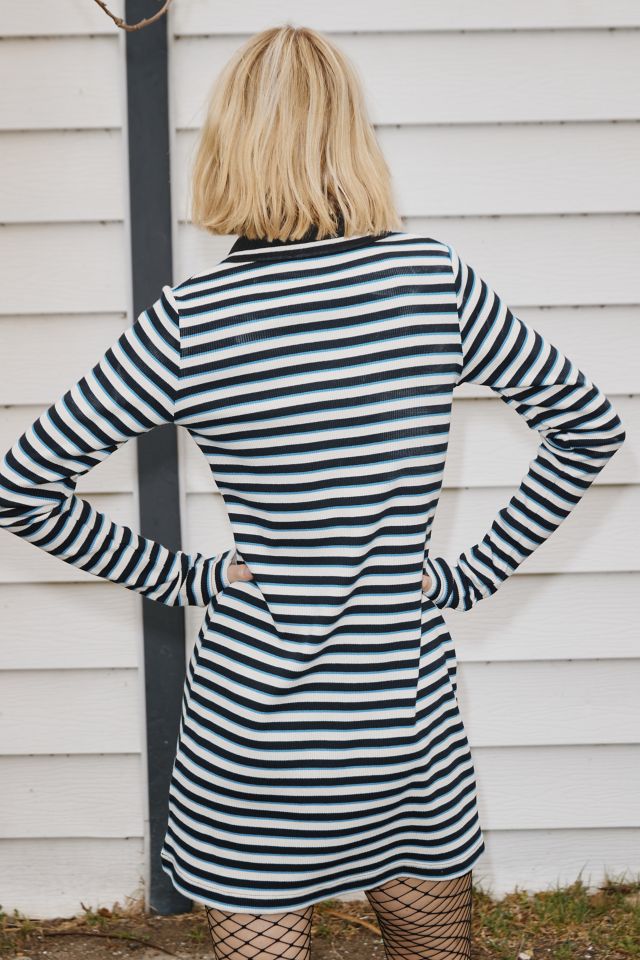 Robe Mini Manches Longues Rayée X-girl #3