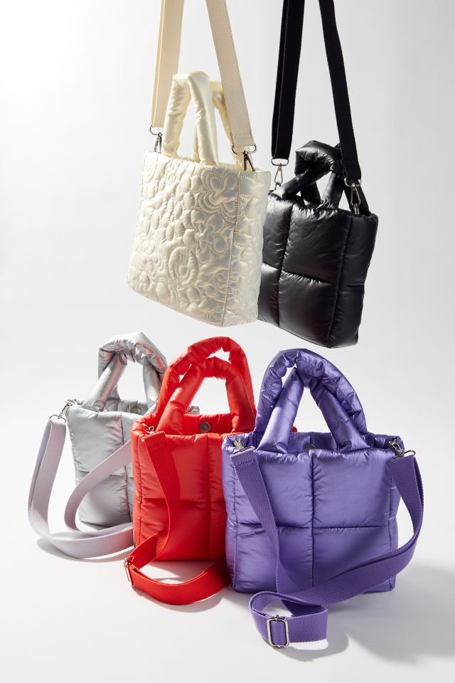 Millie Quilted Puffy Mini Tote Bag #5