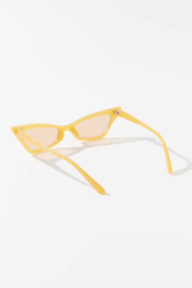Alanis Slim Angular Cat-Eye Sunglasses #2
