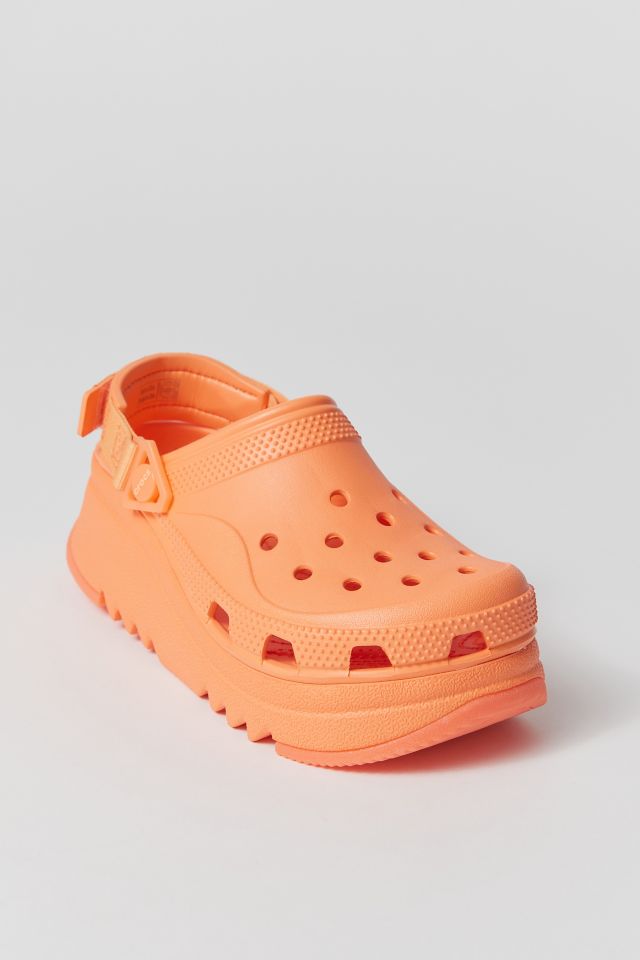 orange crocs for women