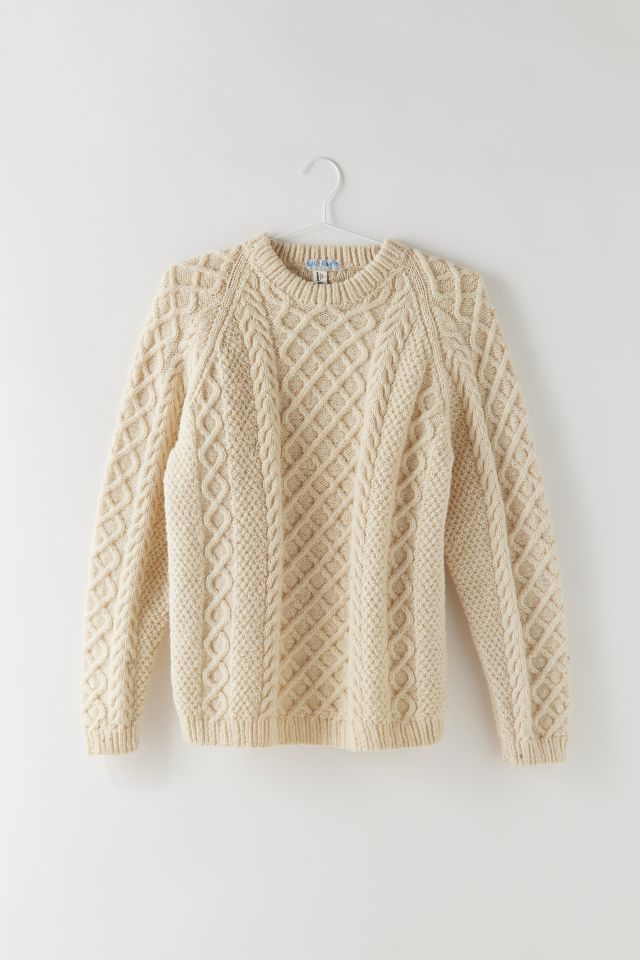 Vintage cable knit online sweater