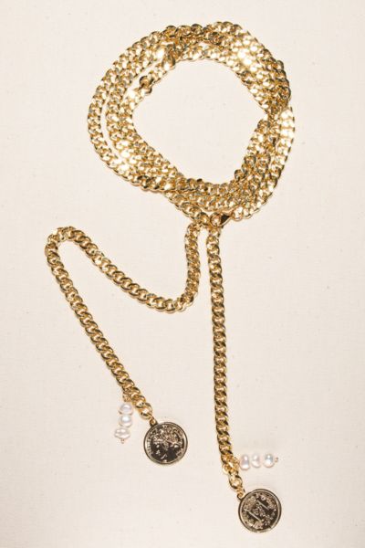 Joey Baby Chain Chain Belt Chain In Gold