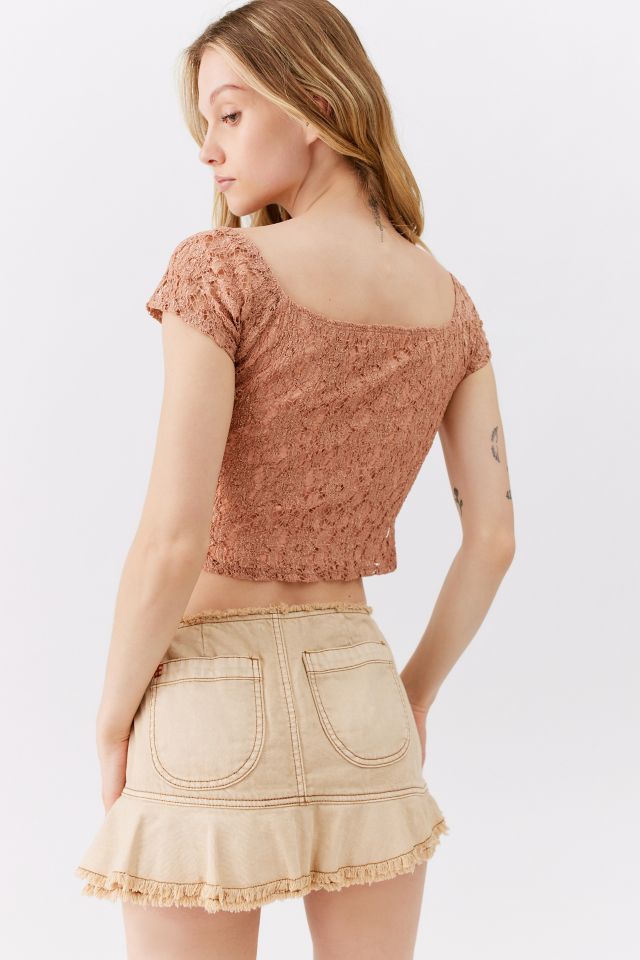 Haut Blouse en Dentelle Remnants Urban Renewal #1