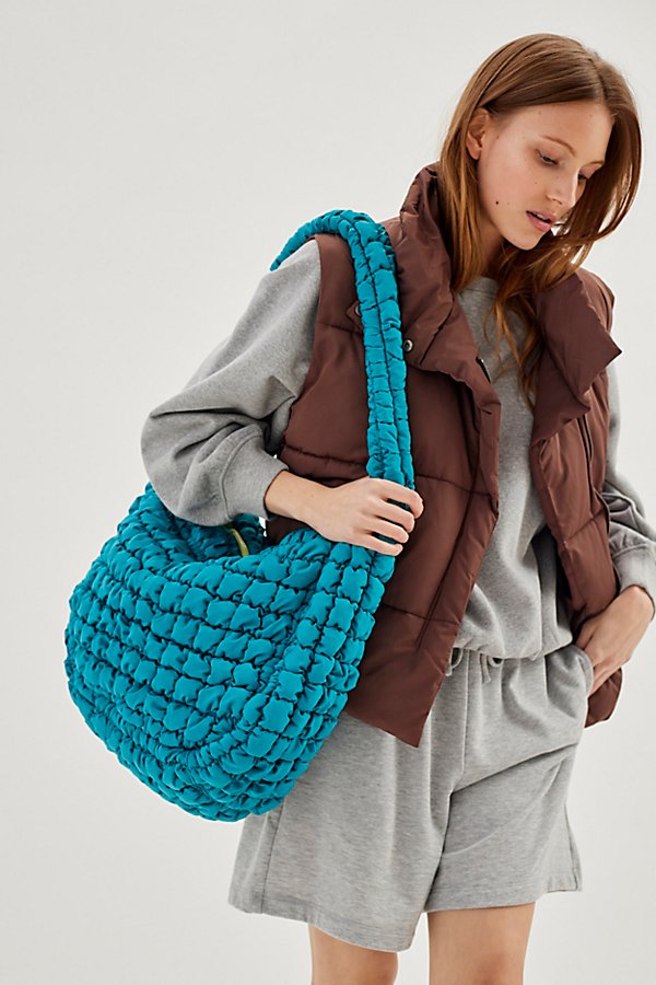 Urban Outfitters Elle Bubble Hobo Bag In Blue