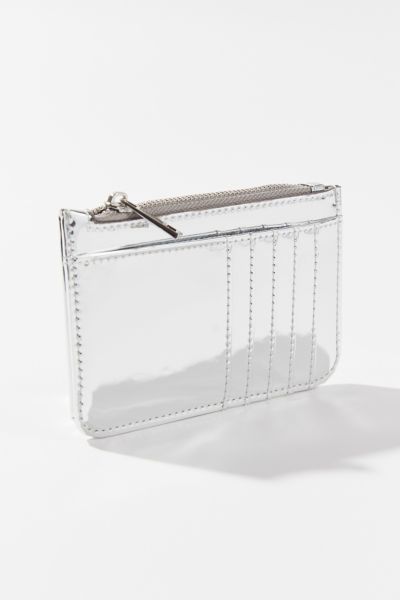 Urban Outfitters Lucy Cardholder Wallet In Silver