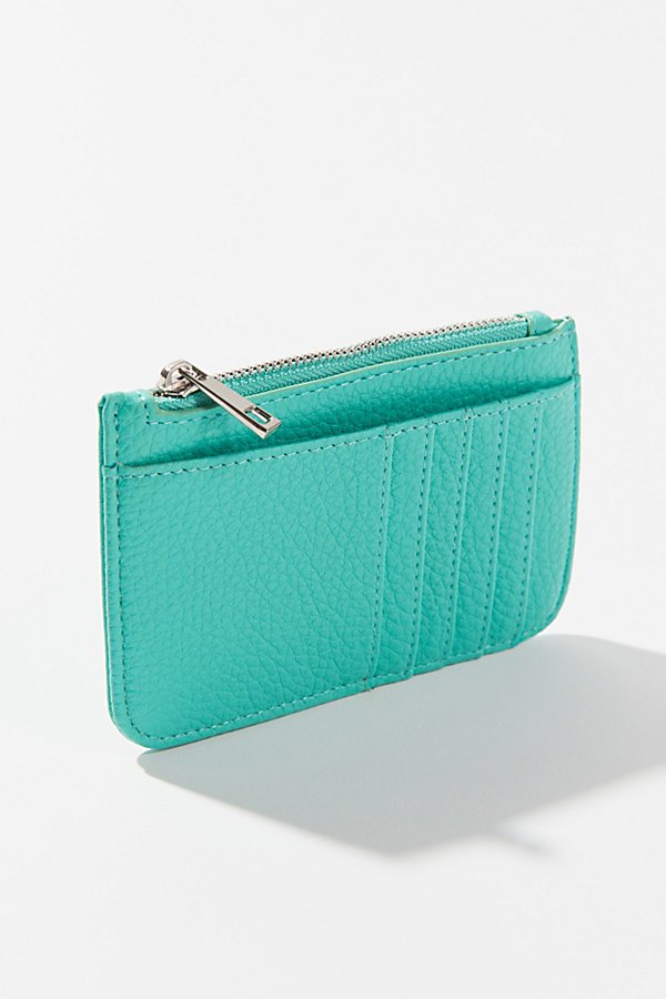 Urban Outfitters Lucy Cardholder Wallet In Dark Turquoise