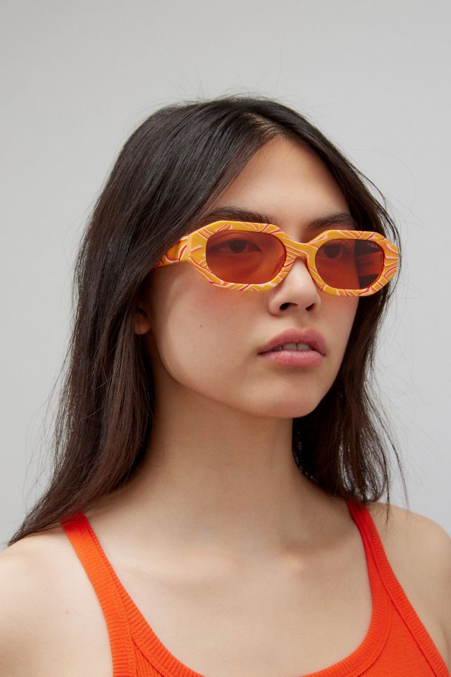 UO Exclusive Mercer Polarized Rectangle Sunglasses | Urban Outfitters ...