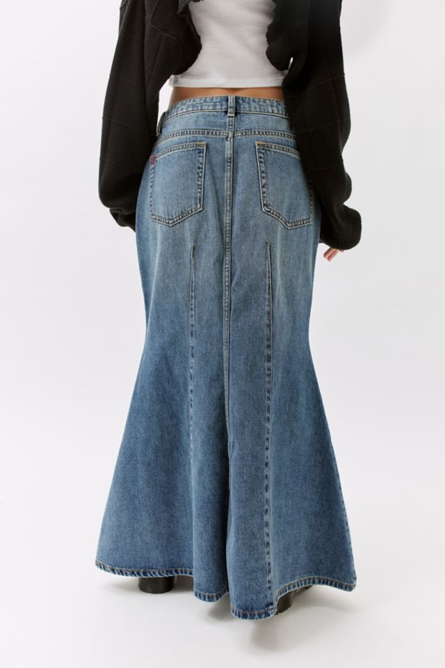 BDG Kendall Denim Maxi Skirt