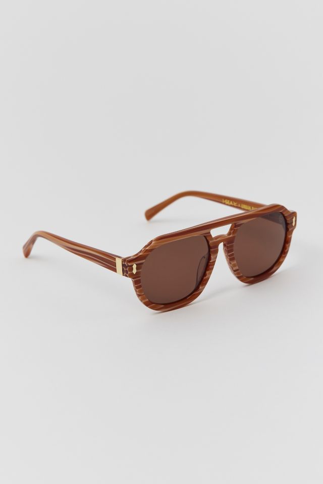 UO Exclusive Ziggy Polarized Aviator Sunglasses #1