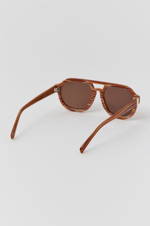 UO Exclusive Ziggy Polarized Aviator Sunglasses #3