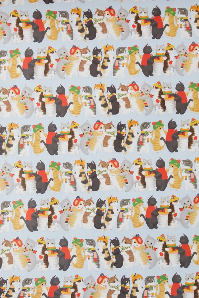 Cat Conga Wrapping Paper #2