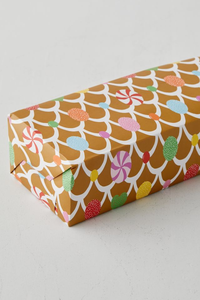 Gingerbread House Roof Wrapping Paper #1