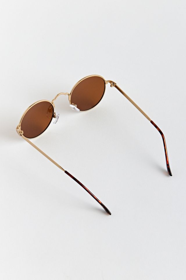 Lunettes de soleil rondes en métal Waverly #4