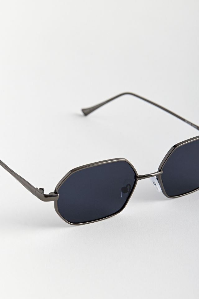 Lunettes de soleil hexagonales en métal Kenmare #2