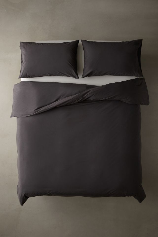 Breezy Cotton Percale Essential Duvet Set | Urban Outfitters Canada