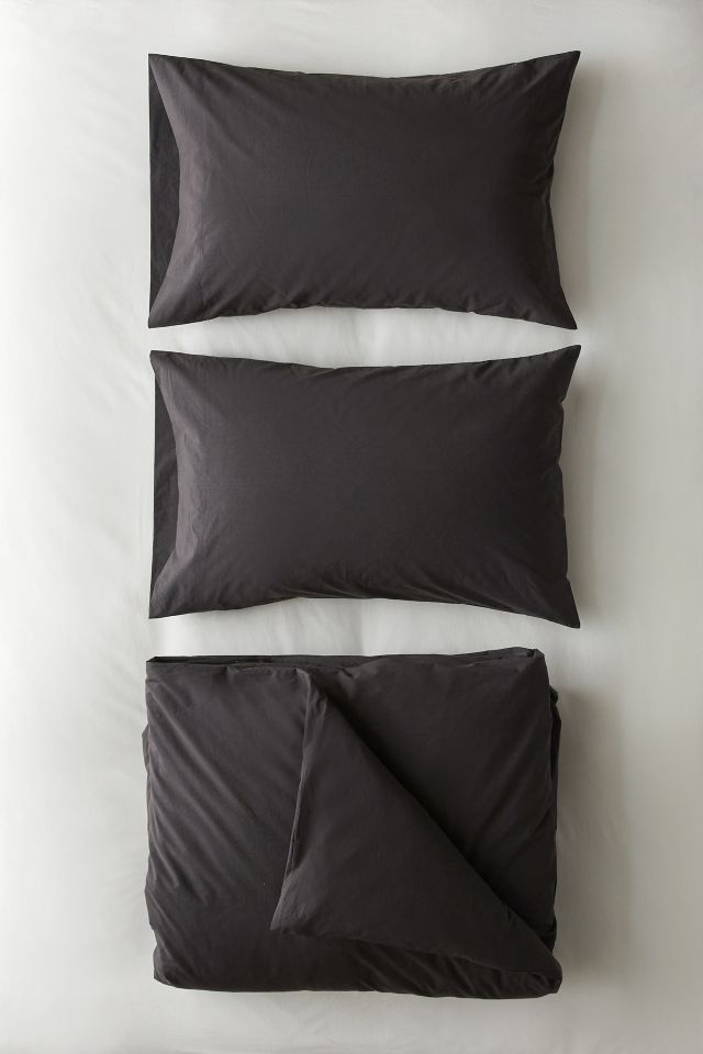 Breezy Cotton Percale Essential Duvet Set | Urban Outfitters Canada