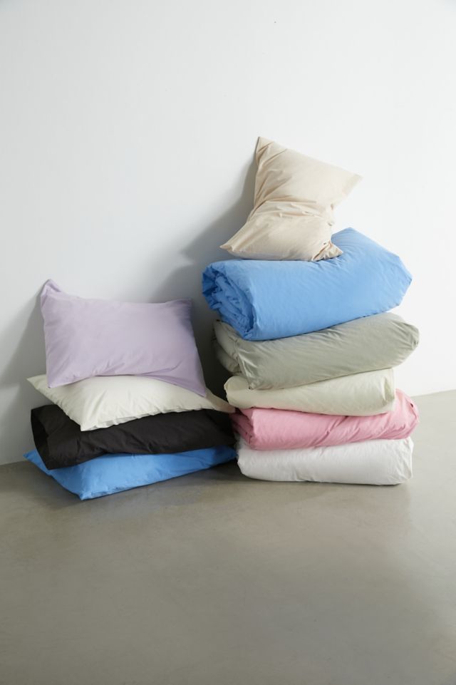 Breezy Cotton Percale Essential Duvet Set | Urban Outfitters Canada