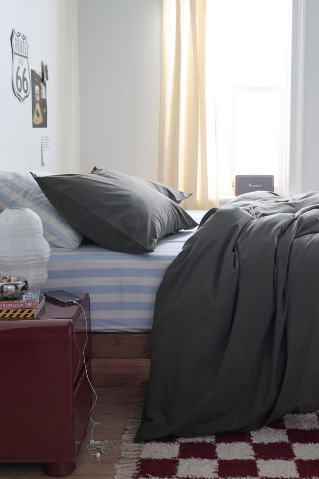 Breezy Cotton Percale Duvet Cover Set #1