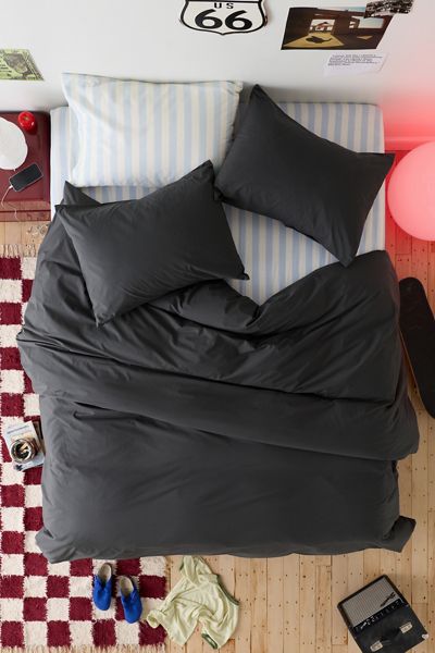Breezy Cotton Percale Duvet Cover Set